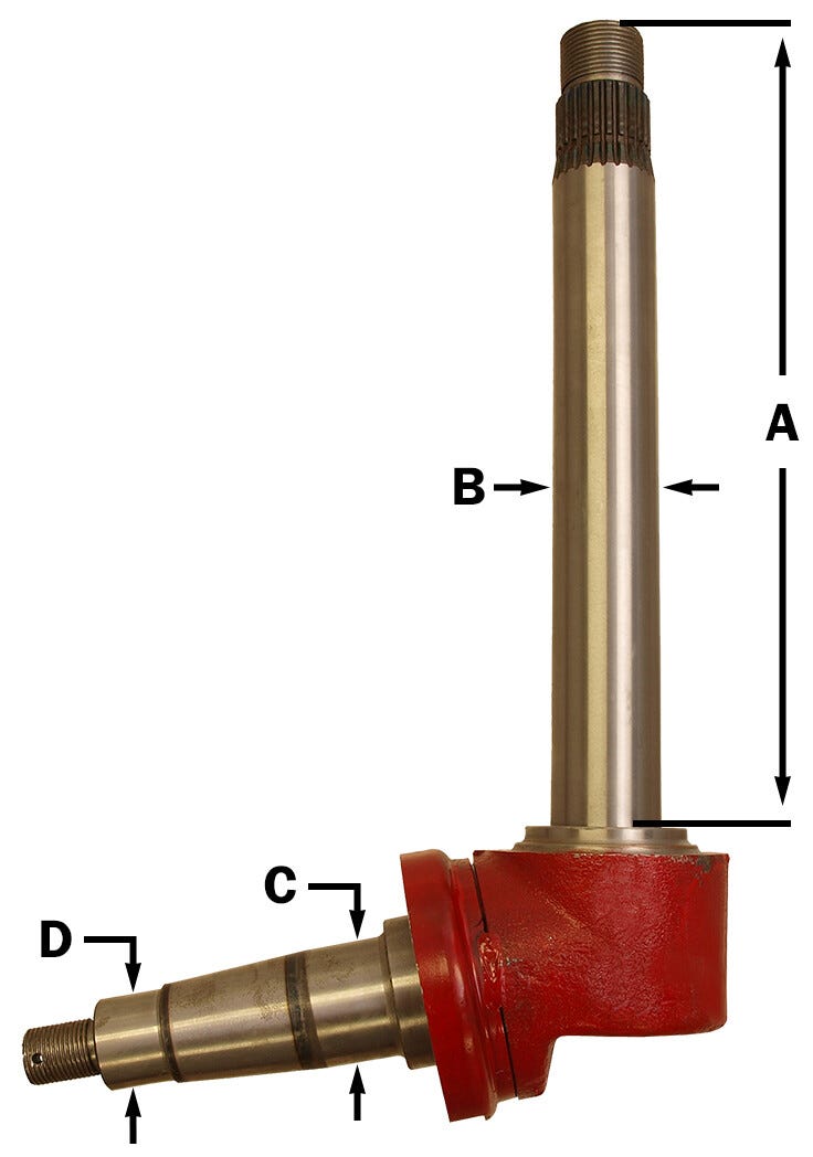 71785C92 - Spindle, Right or Left Hand for International 71785C92 - Spindle, Right or Left Hand for International